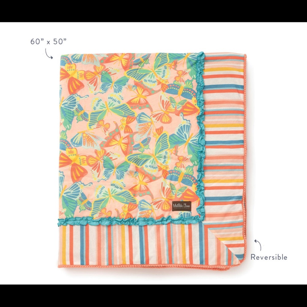 NWT Matilda Jane Butterfly Blanket